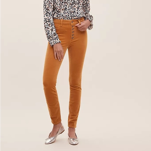 anthropologie pilcro high rise corduroy pants - Picture 2 of 3